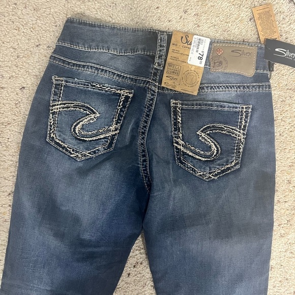 Silver Jean‎ mid capris SUKI NEW NWT 26/24 - Picture 3 of 8